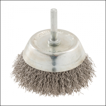 Silverline Rotary Stainless Steel Wire Cup Brush - 75mm - Code 409596