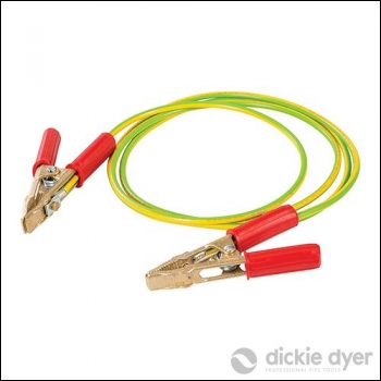 Dickie Dyer Continuity Bond & Crocodile Clips - 2.5m / 50mm - 90.007 - Code 424450