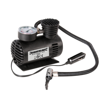 Silverline Mini Air Compressor - 12V DC - Code 425689