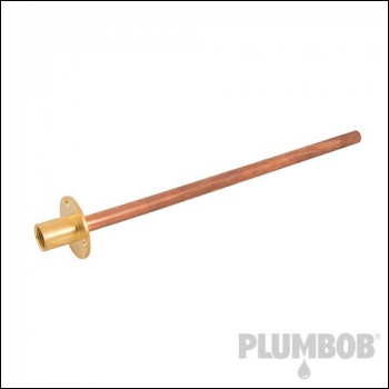 Plumbob Wallplate & Tube - 15mm - Code 425843