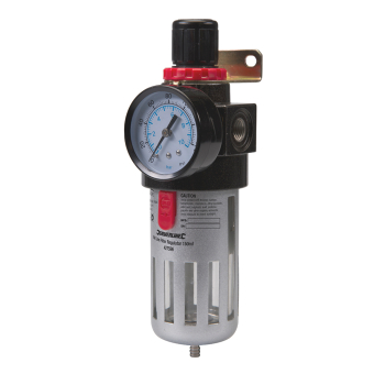 Silverline Air Line Filter Regulator - 150ml - Code 427596