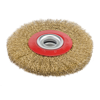 Silverline Brassed Steel Wire Wheel - 125 x 20mm - Code 427733