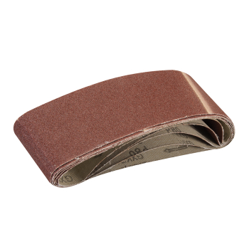 Silverline Sanding Belts 75 x 533mm 5pk - 80 Grit - Code 433236