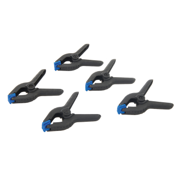 Silverline Spring Clamps 5pk - 100mm Length / 40mm Jaw - Code 435082