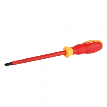 Silverline VDE Soft-Grip Electricians Screwdriver Slotted - 1.2 x 6.5 x 150mm - Code 438986