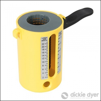 Dickie Dyer Flow Measure Cup - Yellow - Code 439114