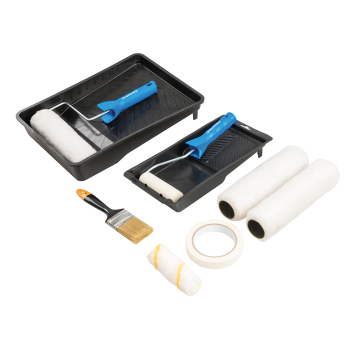 Silverline Decorators Roller & Brush Set - 11pce - Code 440198