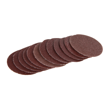 Silverline Hook and Loop Sanding Discs 50mm 60pk - 20 x 60, 20 x 80, 20 x 120G - Code 446818