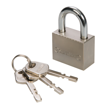Silverline Steel Padlock - 40mm - Code 447136