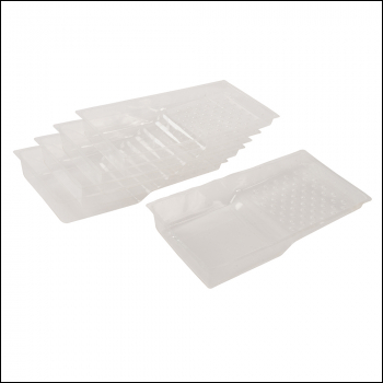 Silverline Disposable Roller Tray Liner 5pk - 100mm - Code 450193