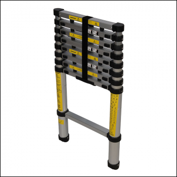 Silverline Telescopic Ladder - 2.6m 9-Tread - Code 452123