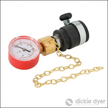 Dickie Dyer Water Pressure Gauge - 0-10bar / 150psi - 90.080 - Code 454683
