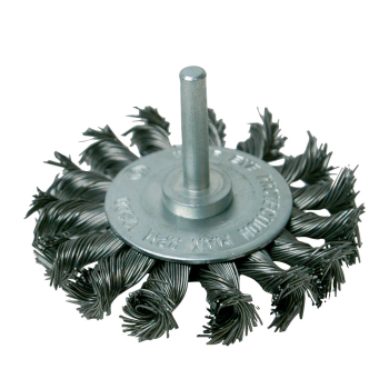 Silverline Rotary Steel Twist-Knot Wheel - 75mm - Code 456933