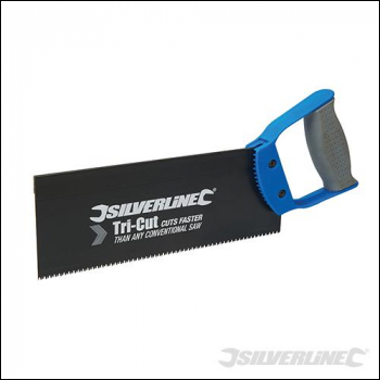 Silverline Tri-Cut Tenon Saw - 250mm 12tpi - Code 456935