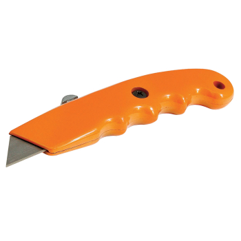 Silverline Retractable Hi-Vis Grip Knife - 140mm - Code 456940