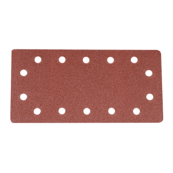 Silverline Hook & Loop 1/2 Sheets Punched 10pk - 80 Grit - Code 457004