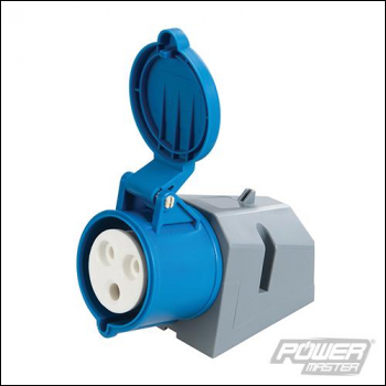 PowerMaster 32A Surface-Mountable Socket - 230V 3 Pin - Code 457049