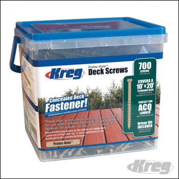 Kreg Protec-Kote? Pocket-Hole Screws Pan Head Coarse - No.8 x 2 inch  700pk - Code 458156
