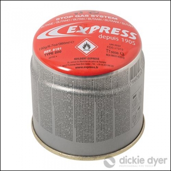 Dickie Dyer Butane Gas Cartridge - 190g / 360ml - 17.111 - Code 483281