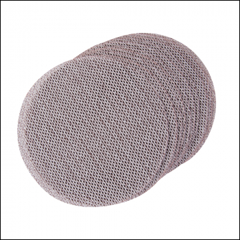 Triton Hook & Loop Mesh Sanding Disc 150mm 10pk - 100 Grit - Code 489403
