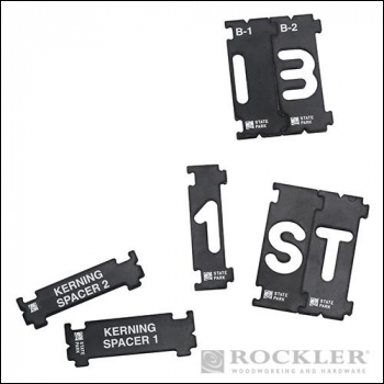 Rockler Interlock Signmakers Templates - 3-3/8 inch  - Code 490702
