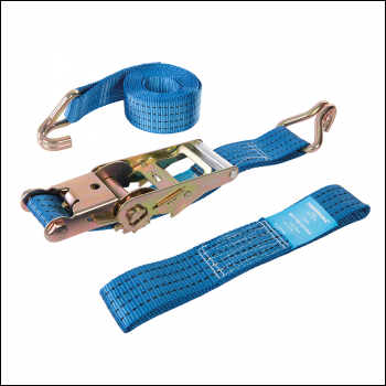 Silverline Car Transporter Alloy Wheel Tie-Down Set 3pce - 3m x 50mm - Rated 2000kg Capacity 4000kg - Code 494564