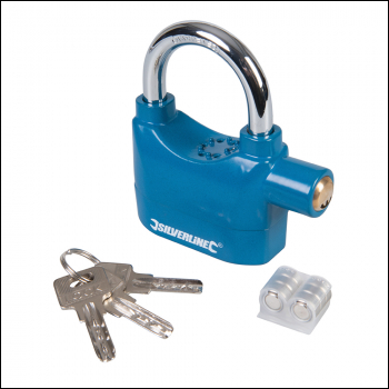 Silverline Alarm Padlock - 70mm - Code 507205