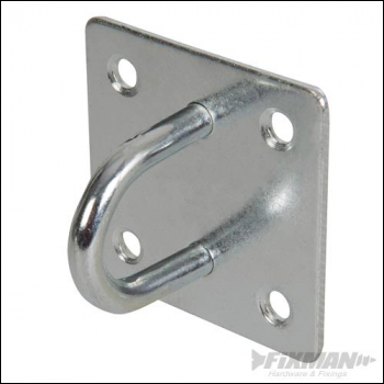 Fixman Chain Plate Electro Galvanised - Hook 50mm x 50mm - Code 526502