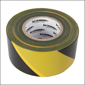 Fixman Barrier Tape - 70mm x 500m Yellow/Black - Code 535350