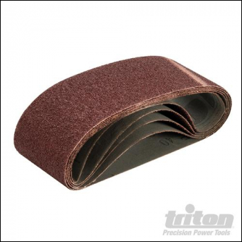 Triton Sanding Belt 75 x 480mm 5pk - 100 Grit - Code 537926