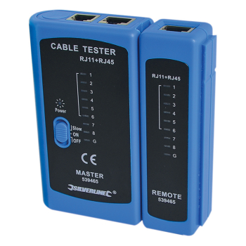 Silverline LAN Tester - RJ11, RJ12 & RJ45 - Code 539465
