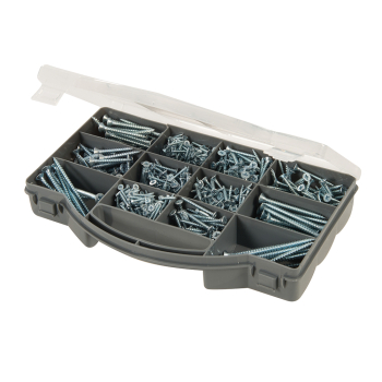 Fixman Zinc-Plated Countersink Screws Pack - 780pce - Code 539636