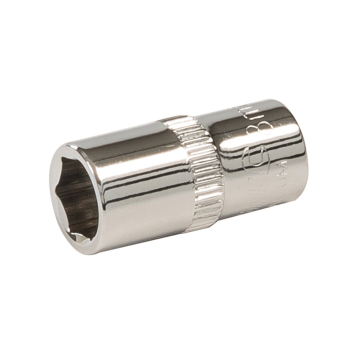 Silverline Socket 1/4 inch  Drive 6pt Metric - 8mm - Code 545489