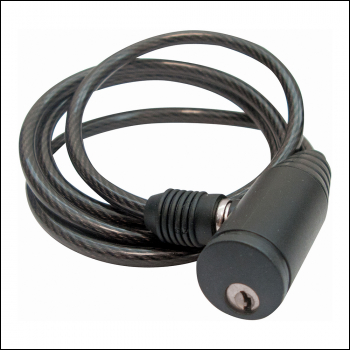 Task Cable Lock with Bracket - 1000 x 6mm - Code 554412
