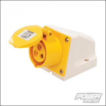 PowerMaster 16A Surface-Mountable Socket - 230V 3 Pin - Code 571518