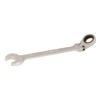 Silverline Flexible Head Ratchet Spanner - 22mm - Code 571523