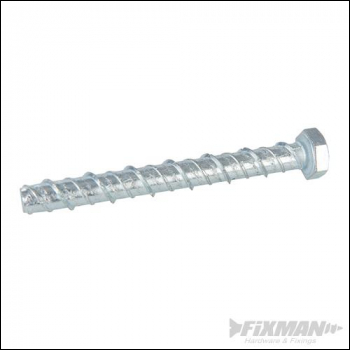 Fixman Concrete Masonry Bolts 10pk - M8 x 75mm - Code 578683