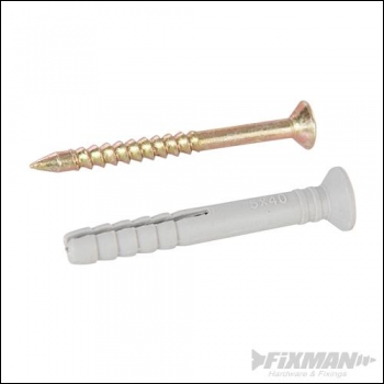 Fixman Hammer Fixings 10pk - 6 x 60mm - Code 580246