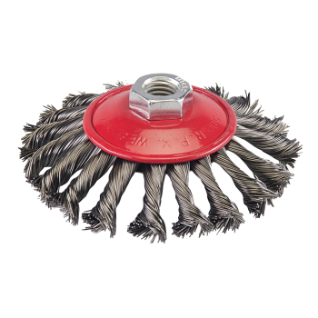 Silverline Steel Twist-Knot Brush - 115mm - Code 580493