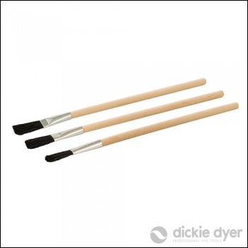 Dickie Dyer Flux Brushes 3pk - Blue Handle - Code 582041