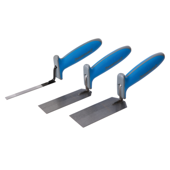 Silverline Soft-Grip Margin Trowel Set 3pce - 13, 38 & 51mm - Code 584174