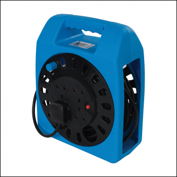 Powermaster Cassette Cable Reel 13A 230V - 4-Gang 15m - Code 584584