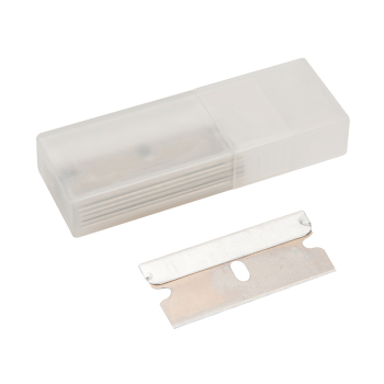 Silverline Single-Edge Razor Blades 10pk - 38 x 19 x 0.25mm - Code 589248