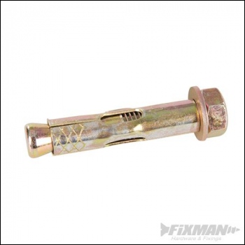 Fixman Sleeve Anchor 10pk - M12 - 12 x 15 x 60mm - Code 594547