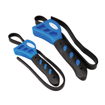 Silverline Rubber Strap Wrenches Set 2pce - 500 & 600mm - Code 598531