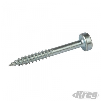 Kreg Zinc Pocket-Hole Screws Pan Head Fine - No.6 x 1-1/4 inch  100pk - Code 613952