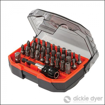 Dickie Dyer Premium Screwdriver Bit Set 32pce - 32pce - Code 627179