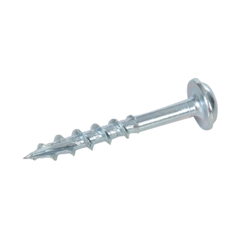 Triton Zinc Pocket-Hole Screws Washer Head Coarse - P/HC 8 x 1-1/4 inch  100pk - Code 631610