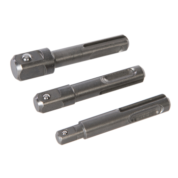 Silverline SDS Plus Socket Driver Set 3pce - 1/4 inch , 3/8 inch  & 1/2 inch  - Code 633498