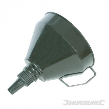 Silverline Plastic Funnel with Filter - 160mm - Code 633563